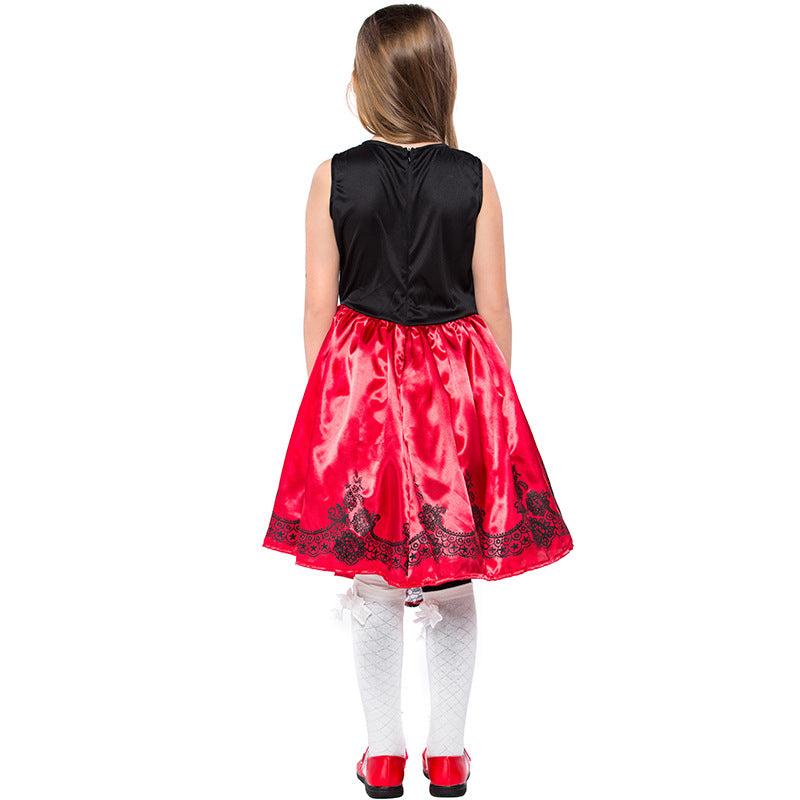 Halloween costumes for children and girls Little Red Riding Hood costumes Halloween masquerade ball Ghost Festival Amazon costumes