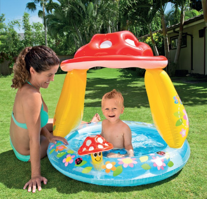 INTEX thickened swimming pool fishing pool inflatable ball pool baby paddling pool swimming pool home with slide swimming pool
