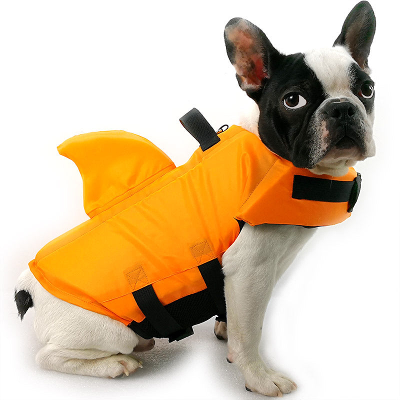 Pet Dog Life Vest Summer Shark Pet Life Clothes Dogs Jacket Dog Safety Swimwear Pets Safety Swimming Suit Dogs Vest Clothes