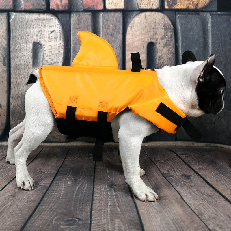 Pet Dog Life Vest Summer Shark Pet Life Clothes Dogs Jacket Dog Safety Swimwear Pets Safety Swimming Suit Dogs Vest Clothes