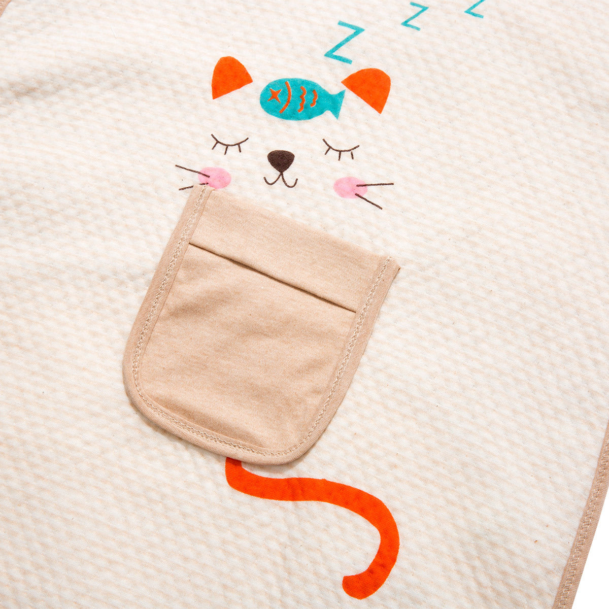 PuPumi Four Seasons Colored Cotton Jacquard Warm Sleeping Bag for Newborn Baby Anti-Kick Vest Air Conditioning Blanket Sleeveless