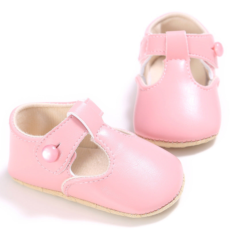 Baby shoes 2018 spring and summer princess temperament series 0-1 year old female baby soft-soled toddler shoes one drop