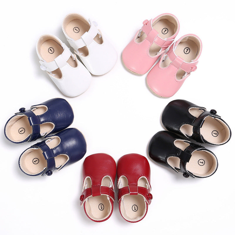 Baby shoes 2018 spring and summer princess temperament series 0-1 year old female baby soft-soled toddler shoes one drop