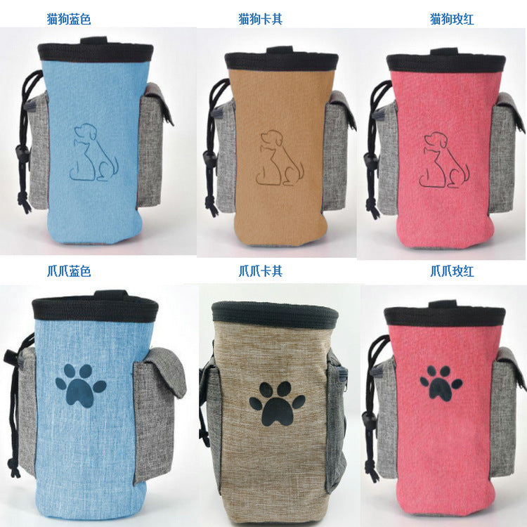 Factory direct sale Oxford cloth pet waist bag dog training dog food bag pet training bag pet bag dog snack bag dog food