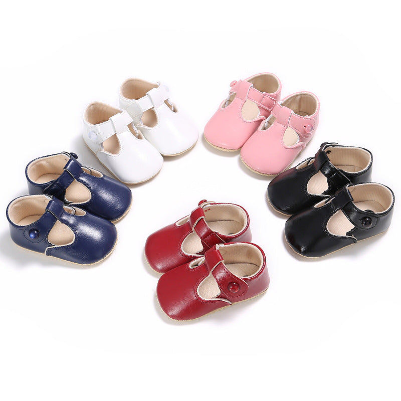 Baby shoes 2018 spring and summer princess temperament series 0-1 year old female baby soft-soled toddler shoes one drop