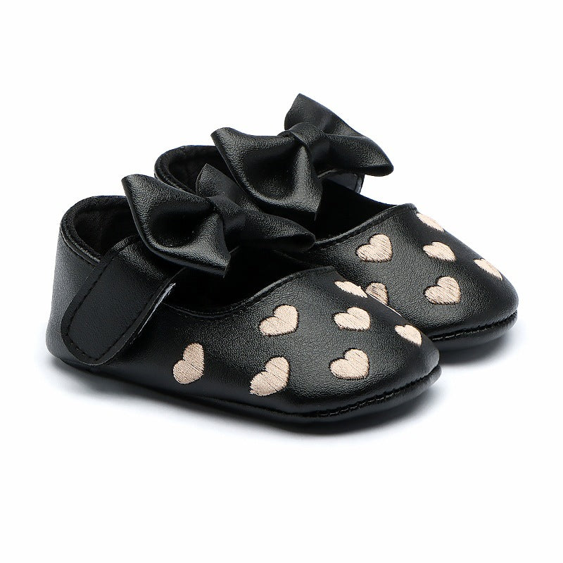 Special offer 0-1 year old baby toddler shoes baby shoes soft sole princess shoes heart-shaped princess shoes toddler shoes