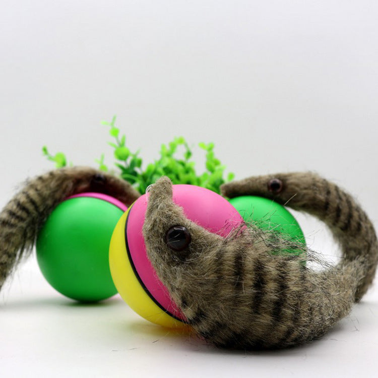 Pet Dog Cat Toys Electric Beaver Weasel Toy Rolling Jump Balls Toys For Dog Cat Puppy Dogs Funny Moving Toys pet Supplies