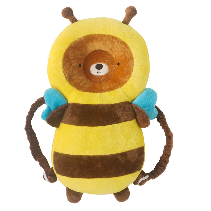 Baby toddler anti-fall pillow winter flannel children's head pillow baby learning to walk head protection pad anti-collision cap