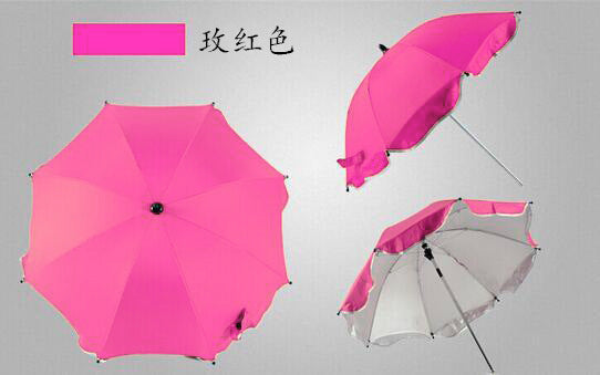 Baby stroller parasol stroller cross-border sun protection umbrella steering clip electric car parasol stroller umbrella stand