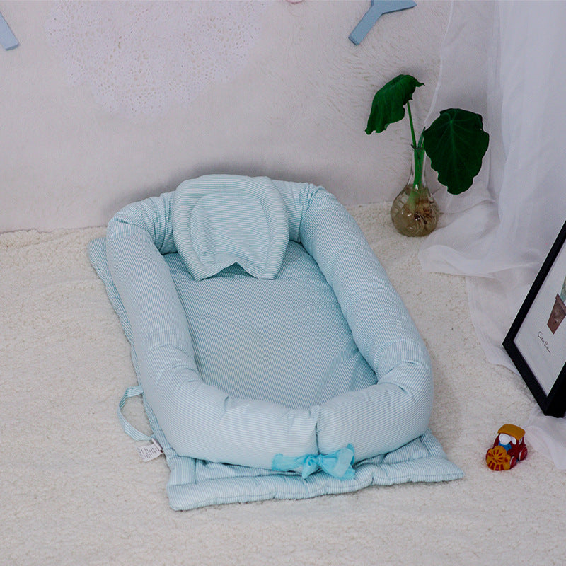 Baby sleep artifact Portable crib mid-bed baby isolation bed multifunctional foldable bionic bed