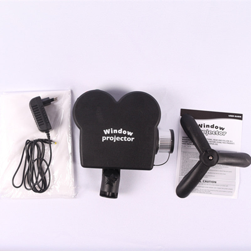 12 Movies Window Projector Christmas Halloween Window Display Laser Lamp Mini Projectors Spotlights Kids Gift Party Decoration