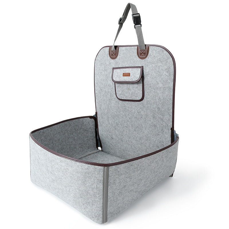 Factory direct sale pet car mat dog American retro co-pilot car mat car dog seat cushion single parking space