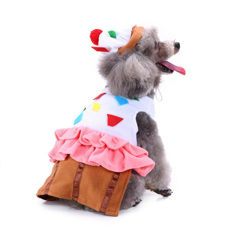 Cross-border pet dog clothes Christmas clothes creative Halloween Christmas pet clothes Funny dog clothes