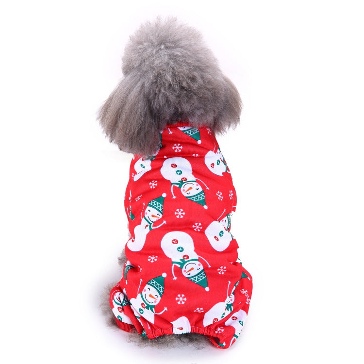 Cross-border pet dog clothes Christmas clothes creative Halloween Christmas pet clothes Funny dog clothes