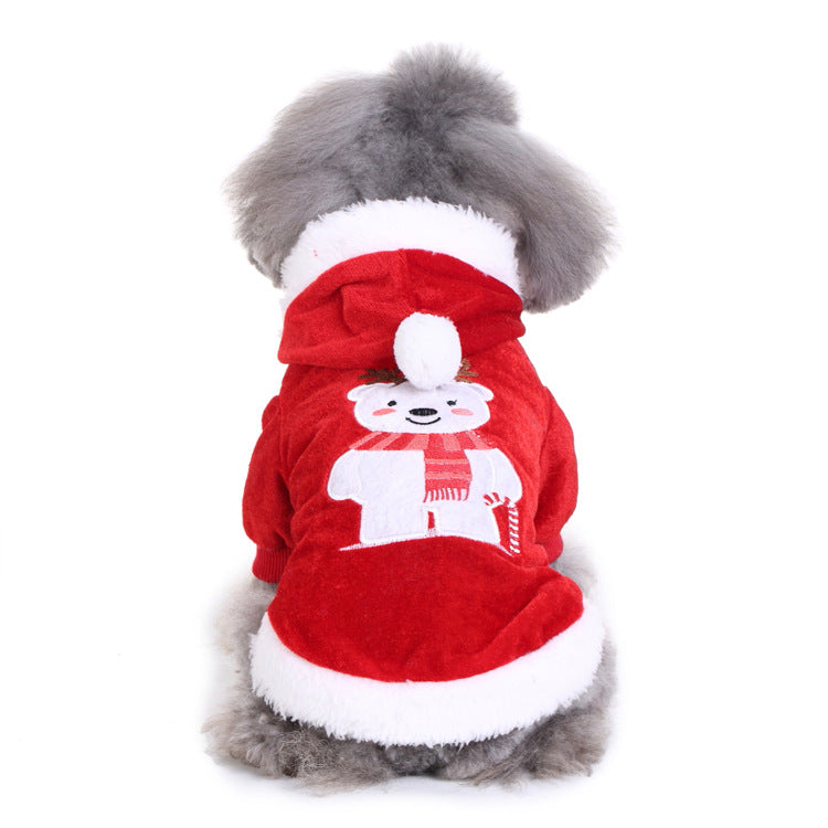 Cross-border pet dog clothes Christmas clothes creative Halloween Christmas pet clothes Funny dog clothes