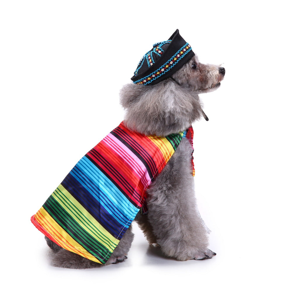 Cross-border pet dog clothes Christmas clothes creative Halloween Christmas pet clothes Funny dog clothes