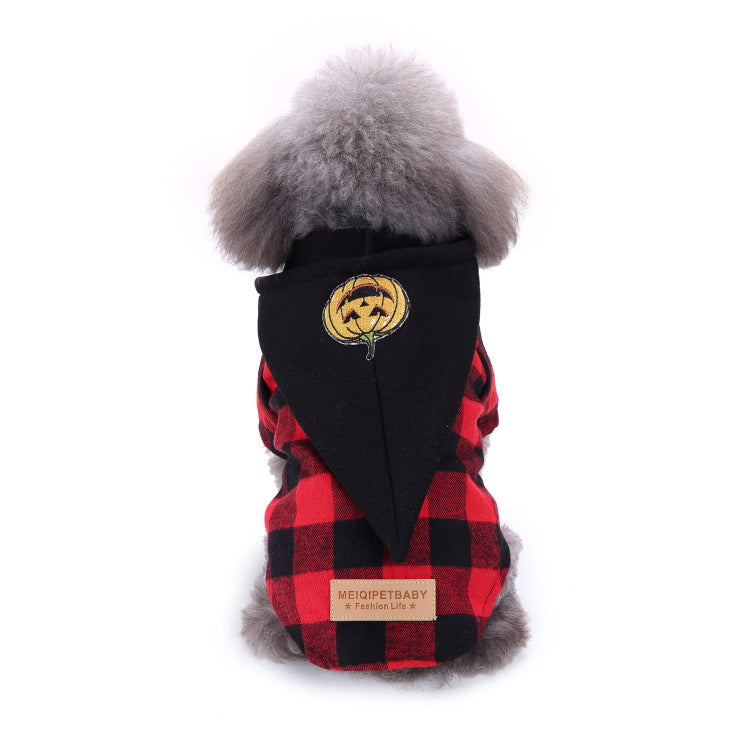 Cross-border pet dog clothes Christmas clothes creative Halloween Christmas pet clothes Funny dog clothes