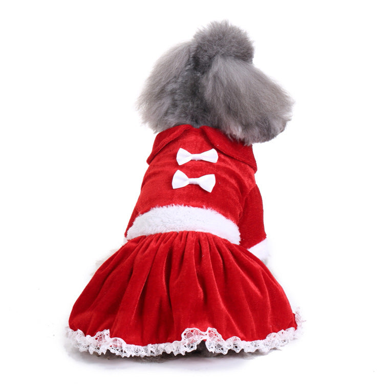 Cross-border pet dog clothes Christmas clothes creative Halloween Christmas pet clothes Funny dog clothes
