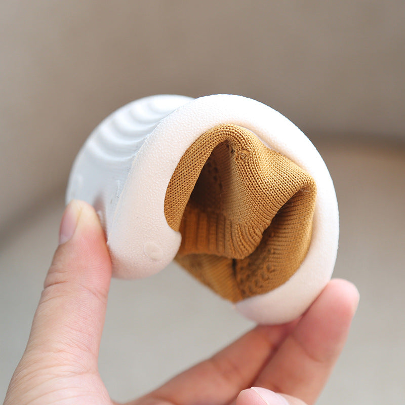 Children's shoes 2020 spring and autumn new baby toddler shoes baby soft sole boys and girls knitted indoor shoes wholesale