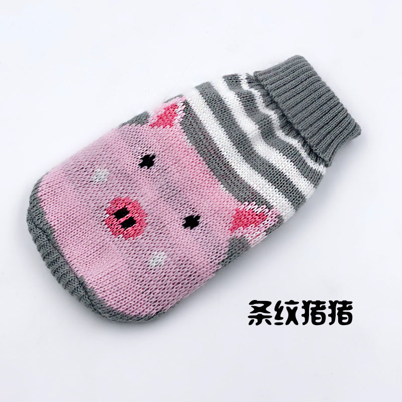 Pet sweater manufacturers in stock Autumn and winter cat and dog clothes Cat and dog sweaters knitted sweaters foreign trade sweaters