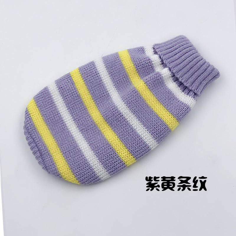 Pet sweater manufacturers in stock Autumn and winter cat and dog clothes Cat and dog sweaters knitted sweaters foreign trade sweaters