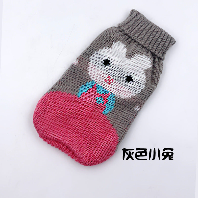 Pet sweater manufacturers in stock Autumn and winter cat and dog clothes Cat and dog sweaters knitted sweaters foreign trade sweaters