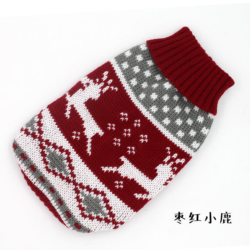 Pet sweater manufacturers in stock Autumn and winter cat and dog clothes Cat and dog sweaters knitted sweaters foreign trade sweaters