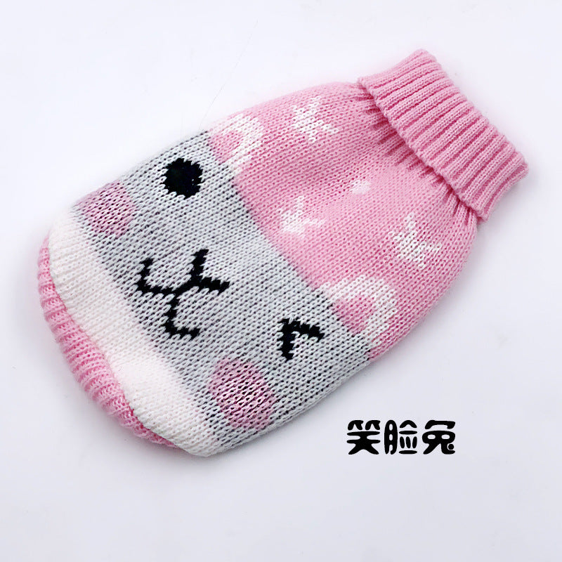 Pet sweater manufacturers in stock Autumn and winter cat and dog clothes Cat and dog sweaters knitted sweaters foreign trade sweaters
