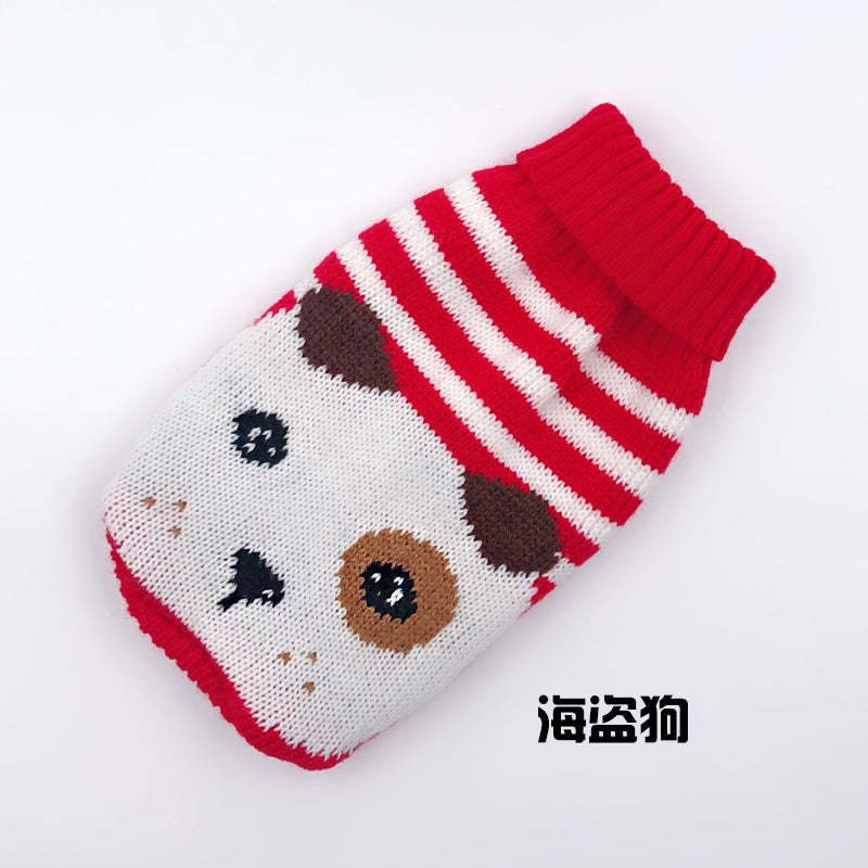 Pet sweater manufacturers in stock Autumn and winter cat and dog clothes Cat and dog sweaters knitted sweaters foreign trade sweaters
