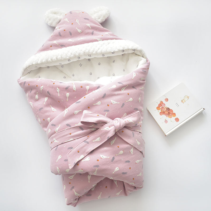 New autumn and winter new arrival newborn blanket, extra soft cartoon baby blanket, pure cotton baby blanket, thickened