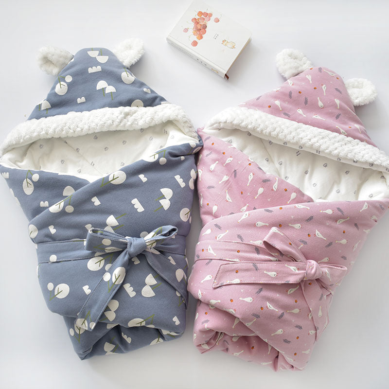 New autumn and winter new arrival newborn blanket, extra soft cartoon baby blanket, pure cotton baby blanket, thickened