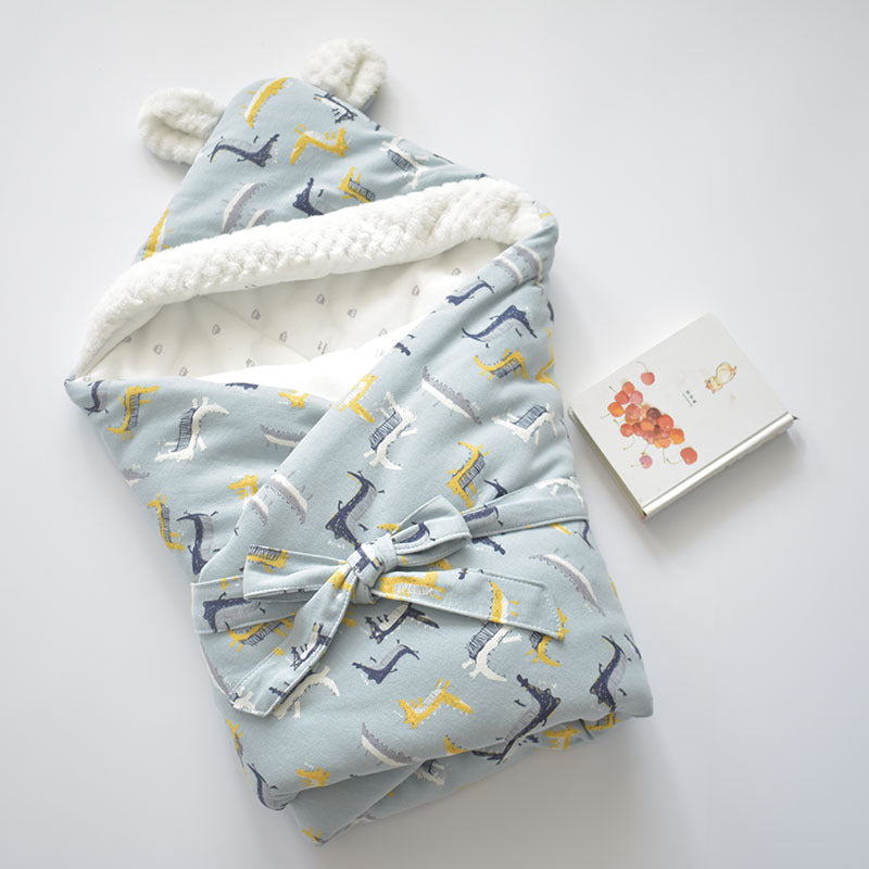 New autumn and winter new arrival newborn blanket, extra soft cartoon baby blanket, pure cotton baby blanket, thickened