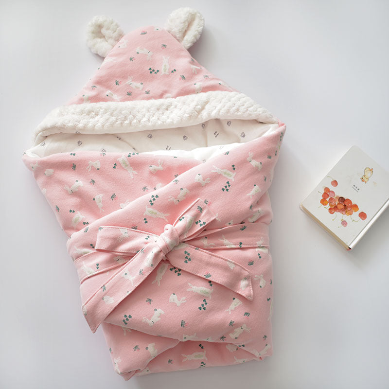New autumn and winter new arrival newborn blanket, extra soft cartoon baby blanket, pure cotton baby blanket, thickened