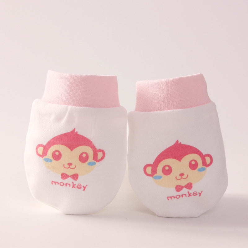Baby gloves baby products baby gloves newborn cartoon anti-scratch gloves baby gloves