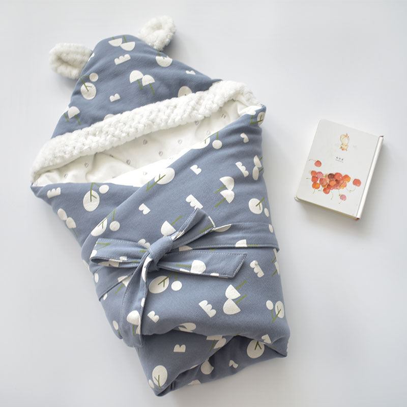 New autumn and winter new arrival newborn blanket, extra soft cartoon baby blanket, pure cotton baby blanket, thickened
