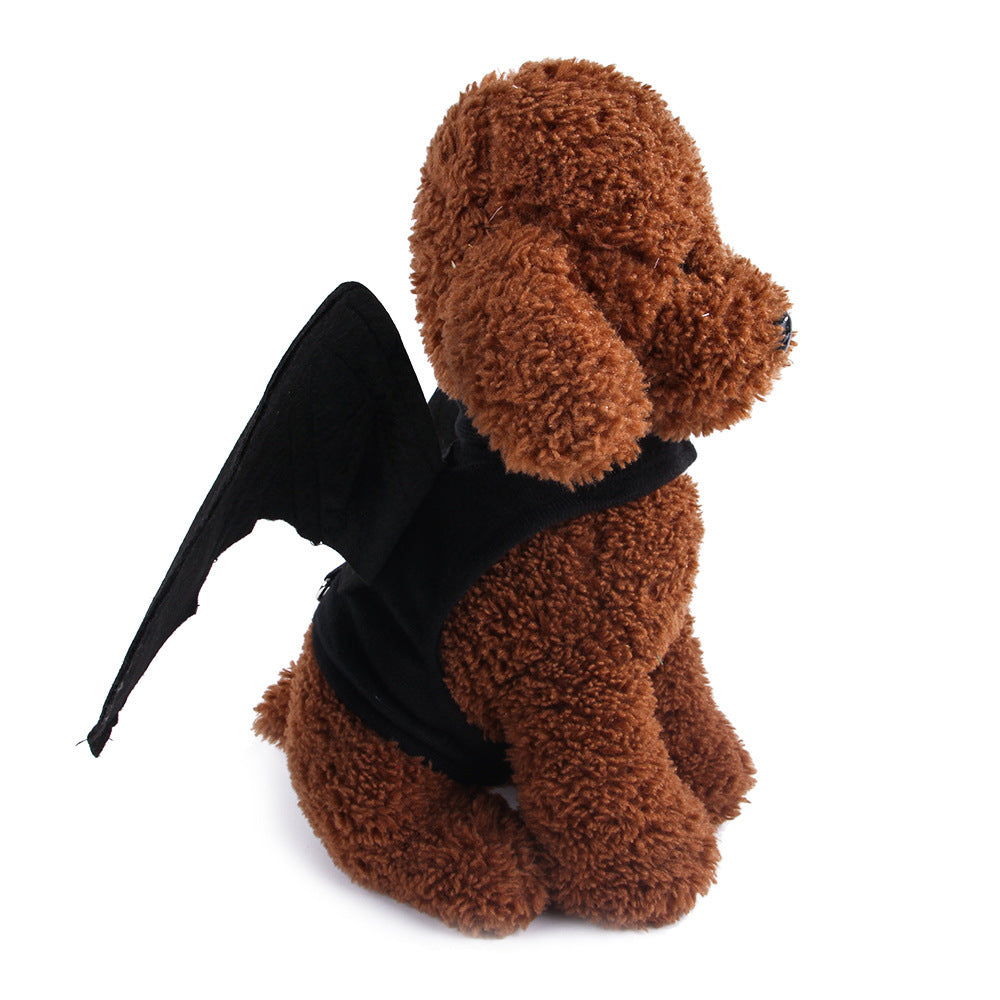 Cross-border manufacturers dog clothes halloween pet clothes bat wings cat dog spider costume foldable
