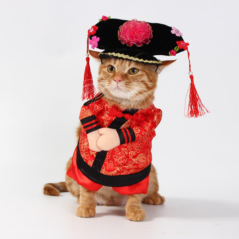 Pet cat costumes cute funny funny costumes funny cats and dogs clothes stand-up transforming clothes