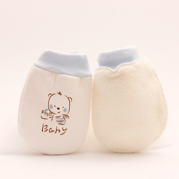 Baby gloves baby products baby gloves newborn cartoon anti-scratch gloves baby gloves