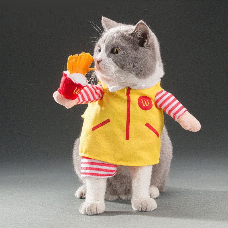 Pet cat costumes cute funny funny costumes funny cats and dogs clothes stand-up transforming clothes