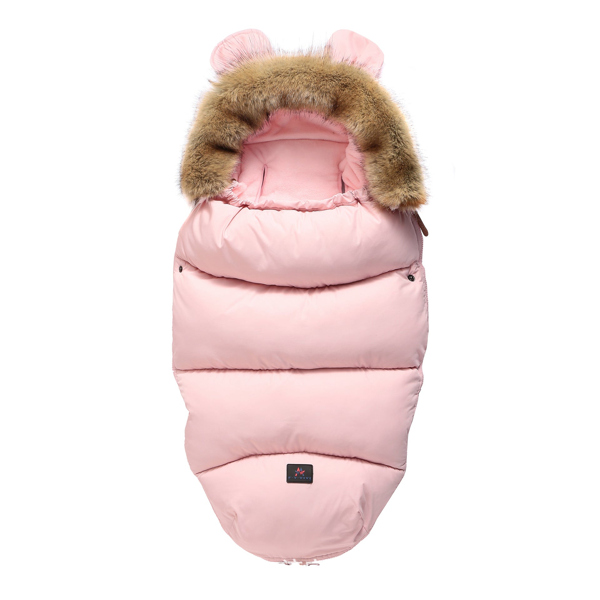Baby's anti-kick, newborn baby stroller, sleeping bag, safe care, baby sleep thickening, warmth and cold protection