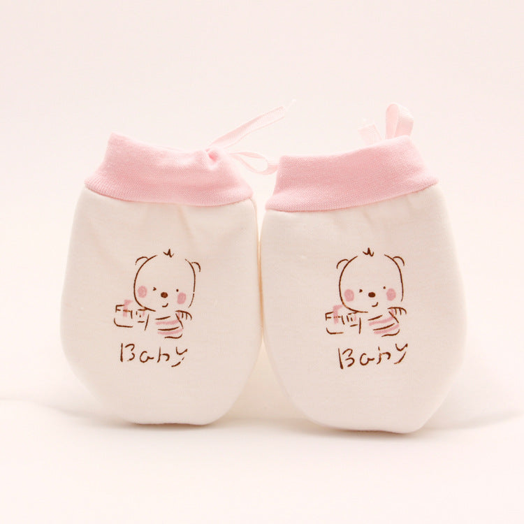 Baby gloves baby products baby gloves newborn cartoon anti-scratch gloves baby gloves