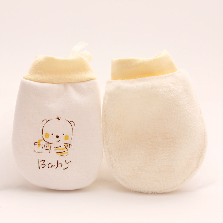 Baby gloves baby products baby gloves newborn cartoon anti-scratch gloves baby gloves