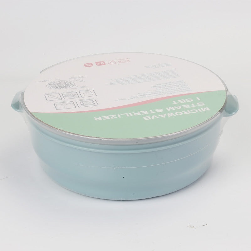 Factory direct sale baby microwave bottle sterilizer box high temperature resistant household baby tableware toy pacifier sterilizer