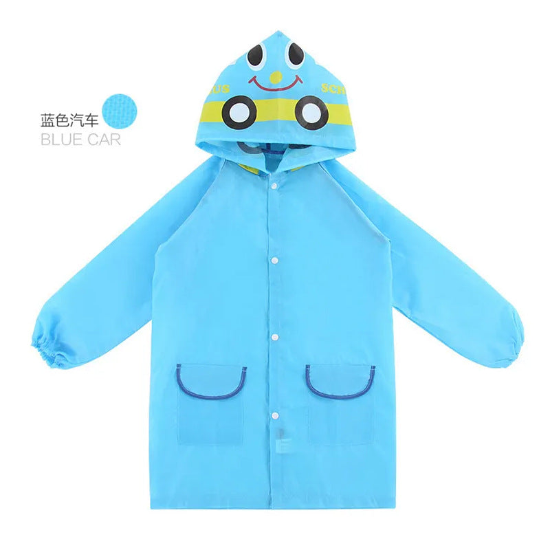 Children's raincoat kindergarten boys and girls baby raincoat primary school students waterproof thick raincoat 0-10 years old