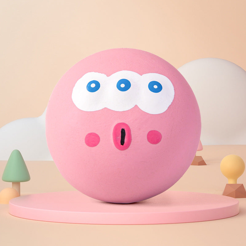 Pet toy ball latex sound bite resistant dog toy interactive training self-entertainment cross-border pet supplies wholesale factory