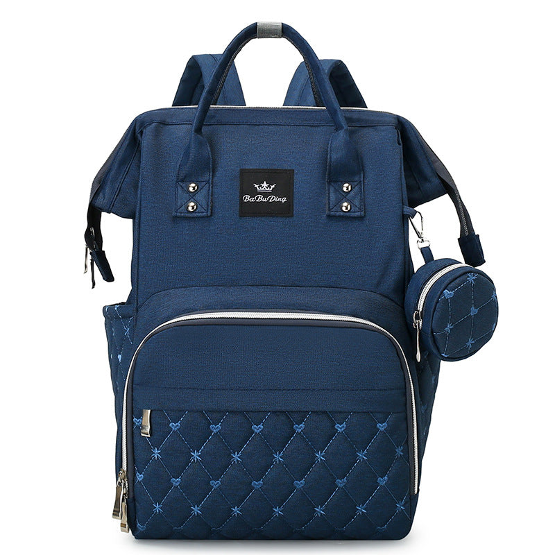 Mommy bag two-piece set with baby carrier multi-functional mother and baby bag with multiple pockets for going out portable mommy bag