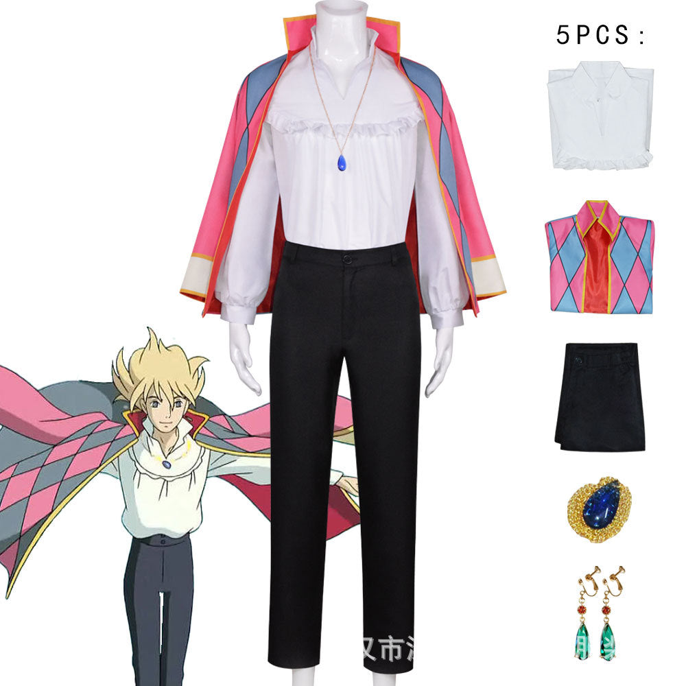 Howl's Moving Castle cosplay costume Howl role play full set of Sophie Halloween performance costume