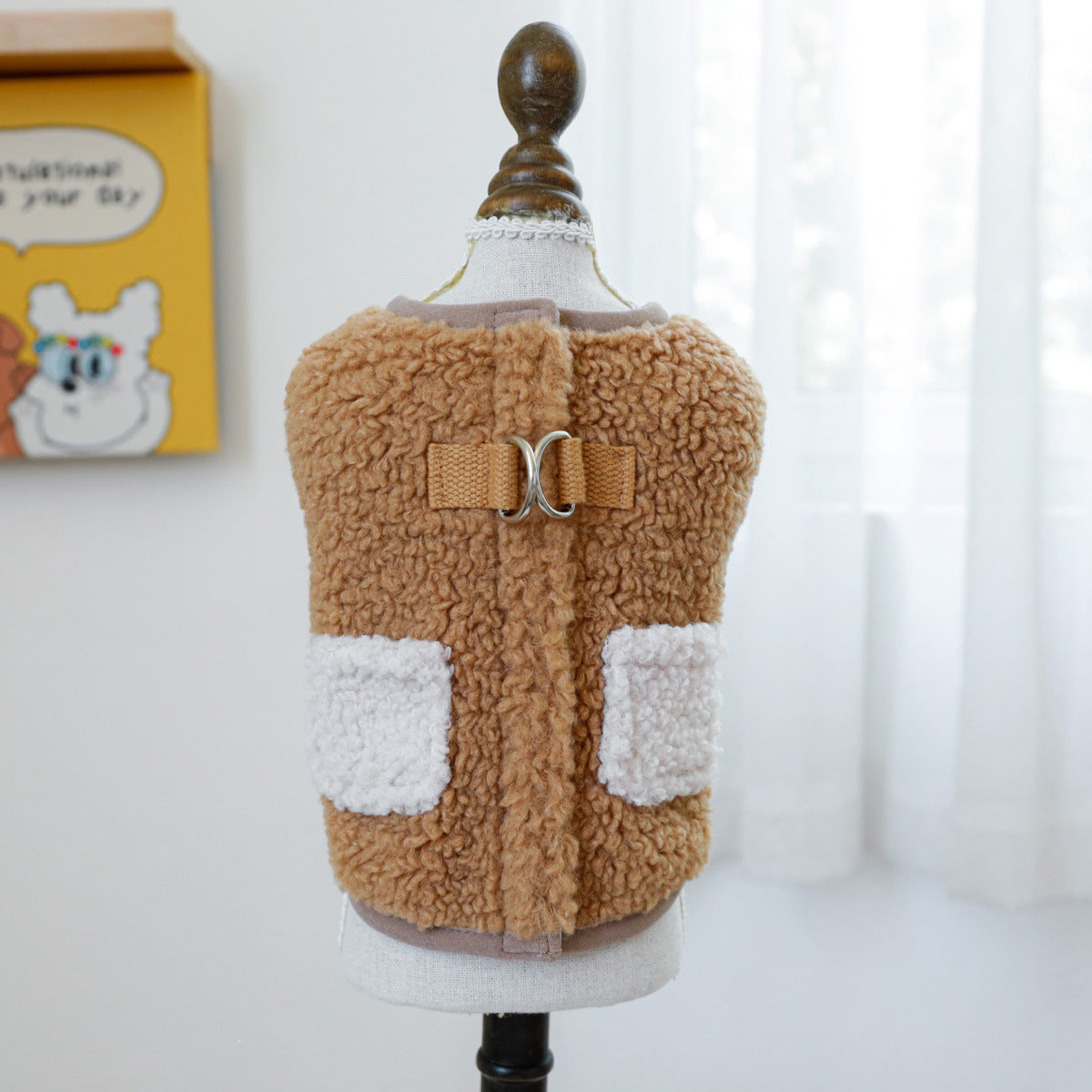 Spot cross-border hot-selling pet puppy and cat clothes source factory autumn and winter new lambskin fragrance vest