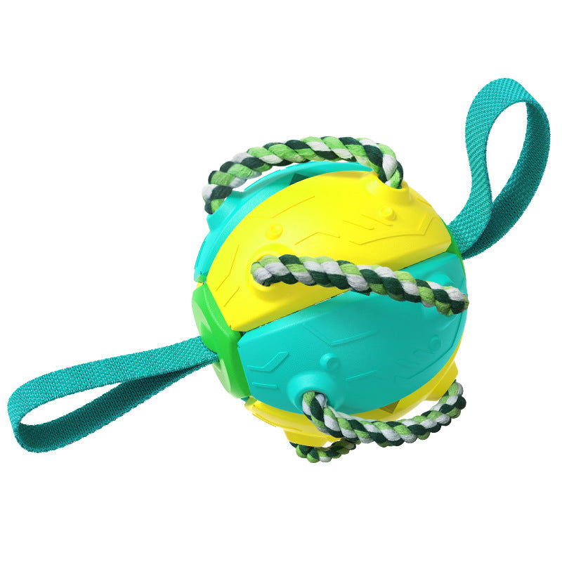 Pet Supplies Factory New Explosion Amazon Cross-border UFO Outdoor Training Interactive Frisbee Soccer Dog Toy