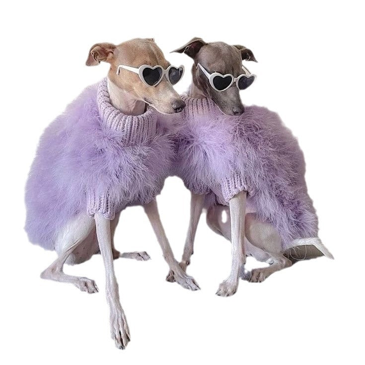 Dog clothes autumn and winter pet fashion sweater Schnauzer Highland French Bulldog Poodle cat fashion pet clothes